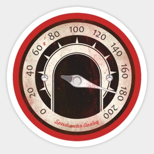 Speedometer Analog Sticker